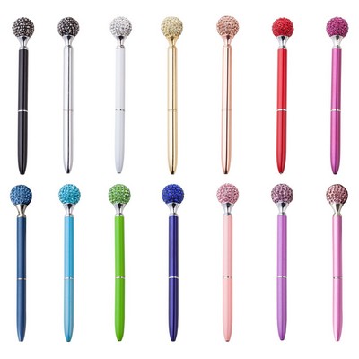 Diamond Ball Flower Ball Metal Pen