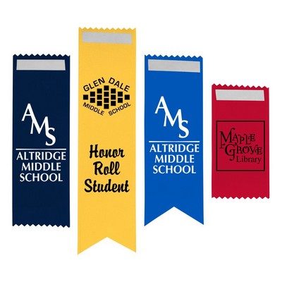Satin Ribbon Badge (2"x4")
